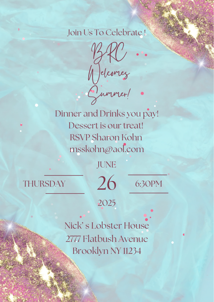 Summer Dinner and Drink 06-26-2025